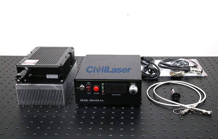 525nm fiber coupled laser